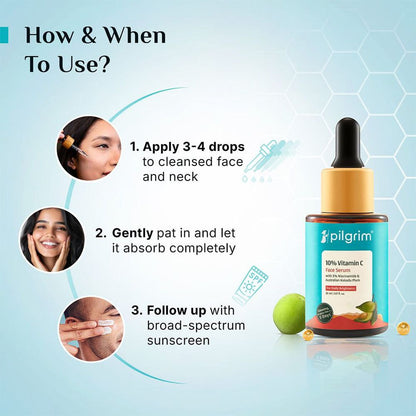 10% Vitamin C Face Serum For Daily Brightness